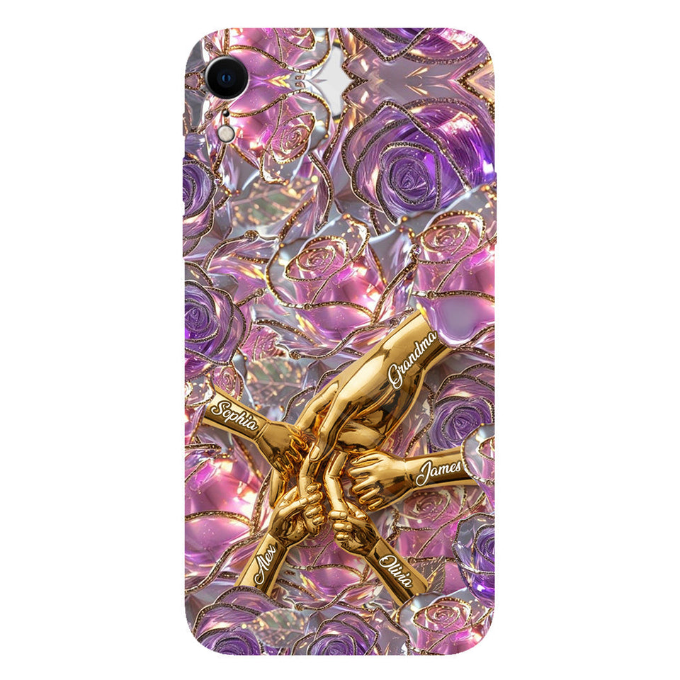 Holding Hands - Personalized Mother Full Print Phone Case