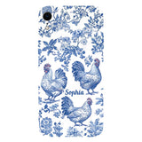 Chicken Toile de Jouy - Personalized Chicken Full Print Phone Case