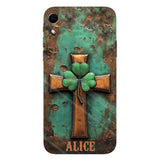 Vintage Irish Cross - Personalized Saint Patrick's Day Full Print Phone Case
