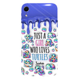 Just A Girl Who Loves Turtles - Personalized Turtle Full Print Phone Case
