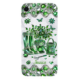 Just A Girl Who Loves Gardening - Personalized Gardening Full Print Phone Case