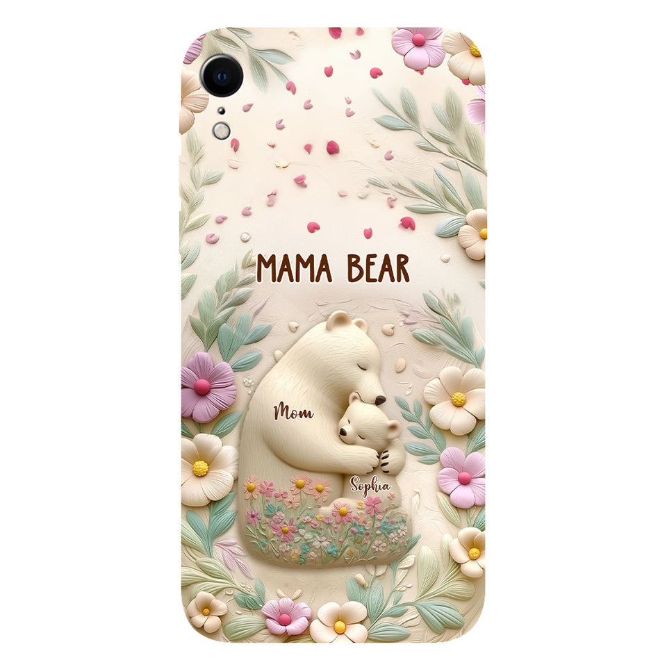Mama Bear - Personalized Mother Full Print Phone Case