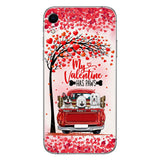 My Valentine Has Paws - Personalized Dog Phone Case