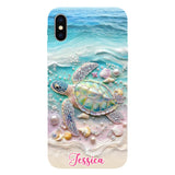 Love Turtles - Personalized Turtle Full Print Phone Case