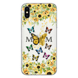 We Love You - Personalized Mother Clear Phone Case