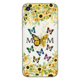 We Love You - Personalized Mother Clear Phone Case