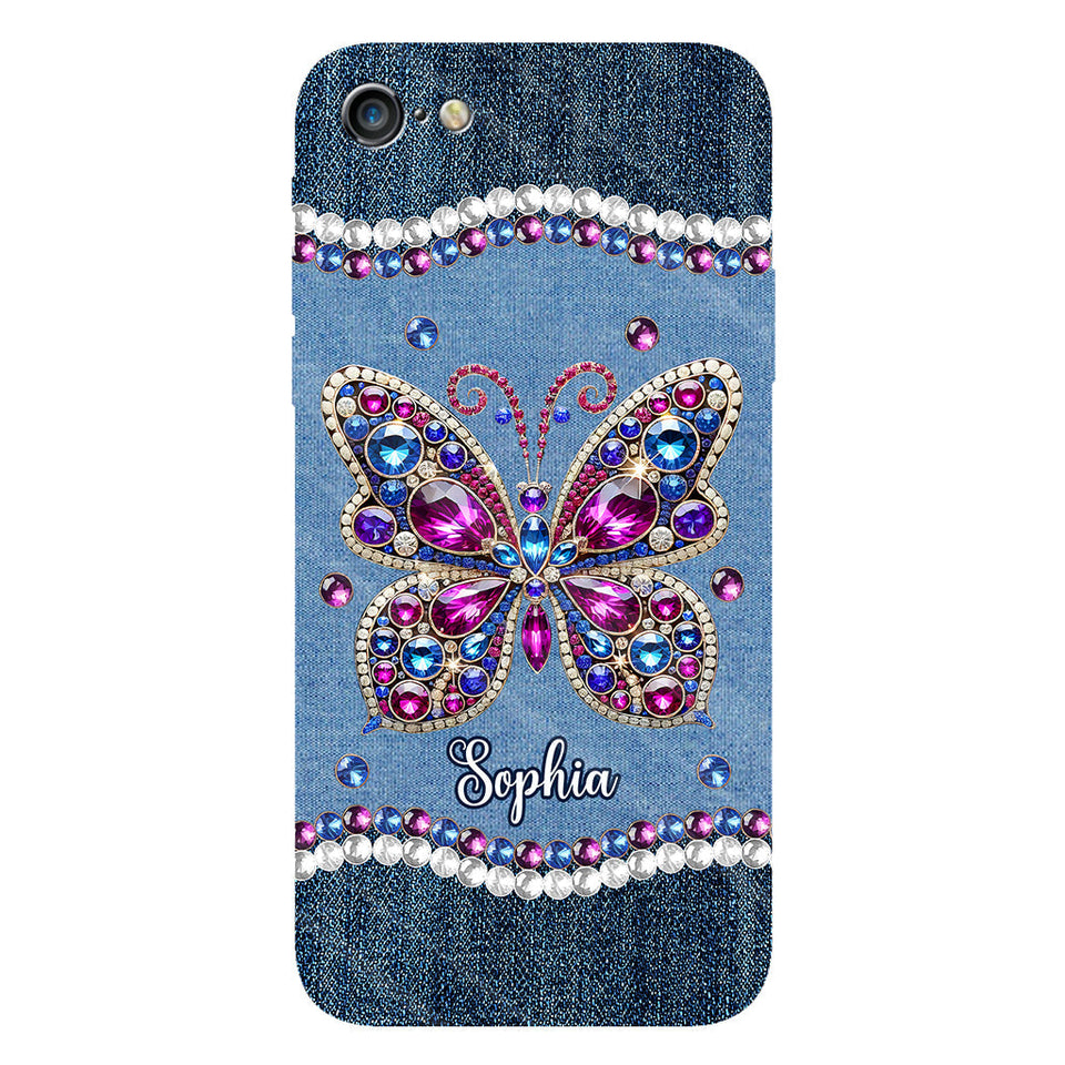 Beautiful Butterly - Personalized Butterfly Full Print Phone Case
