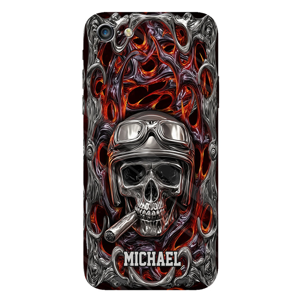 Ride Or Die - Personalized Biker Full Print Phone Case