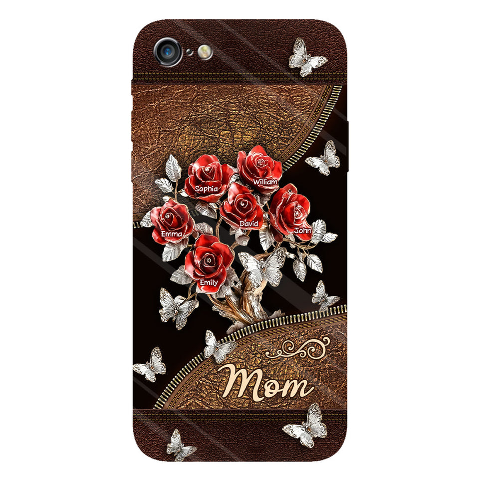 Beautiful Roses Gift For Mom, Grandma,... - Personalized Mother Full Print Phone Case