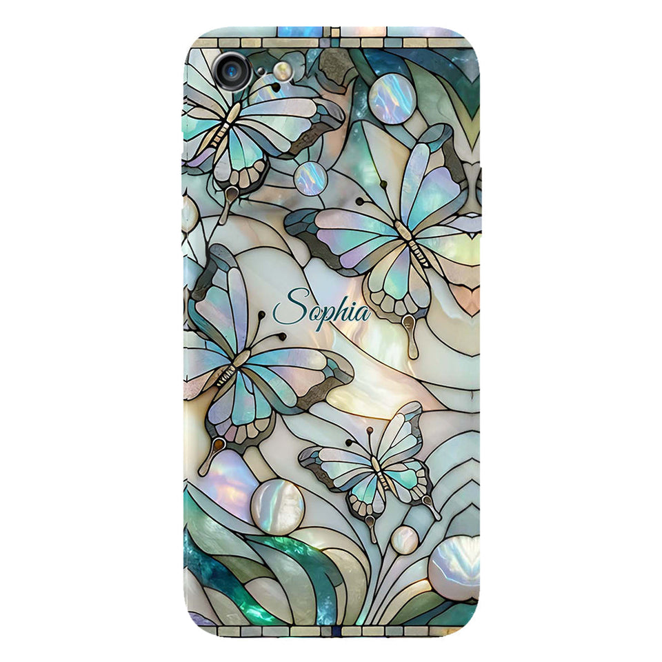 Love Butterflies - Personalized Butterfly Full Print Phone Case