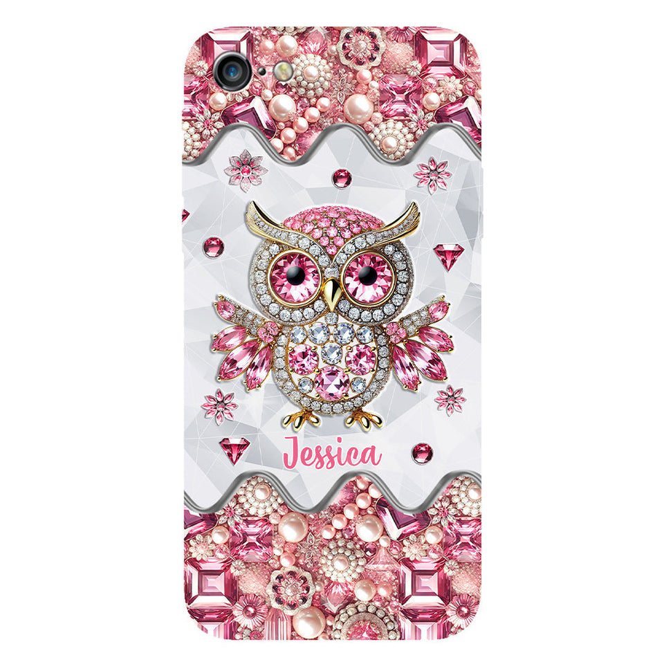 Just A Girl Who Loves Owls - Personalized Owl Full Print Phone Case