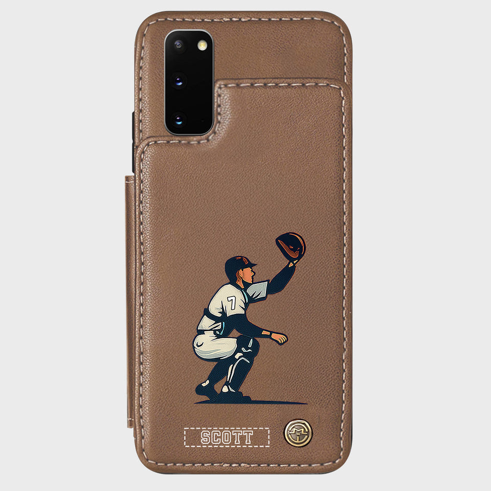 Tis Baseball Season - Personalized Baseball Wallet Phone Case
