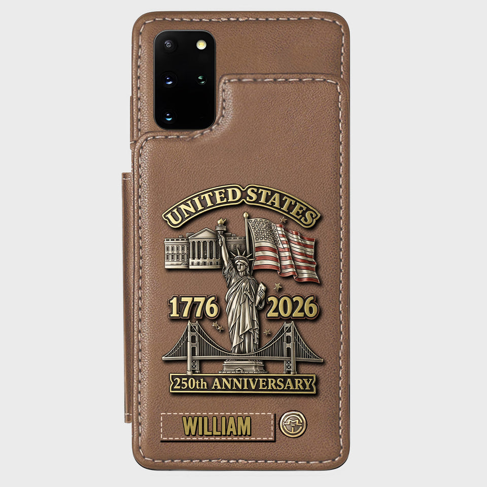 250th Anniversary - Personalized Wallet Phone Case