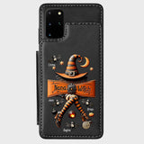 Halloween Gift For Grandma, Mama Witch - Personalized Mother Wallet Phone Case