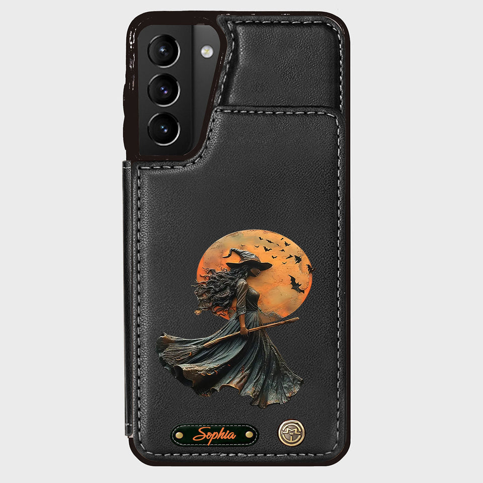 Magical Witch - Personalized Witch Wallet Phone Case