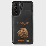 Man Of God - Personalized Christian Wallet Phone Case