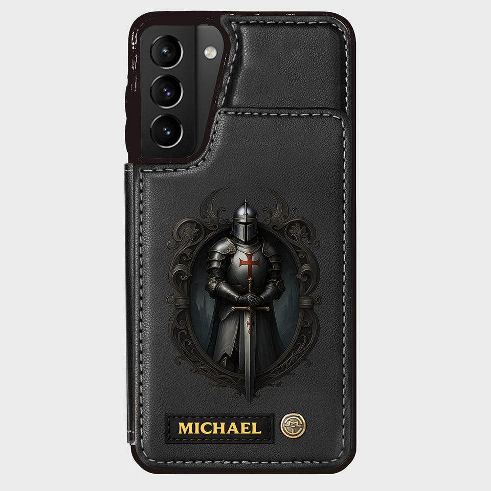 Knight Of God - Personalized Christian Wallet Phone Case