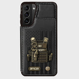 Proud Police - Personalized Police Officer Wallet Phone Case