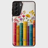 Vintage Flower Book - Personalized Book Foldable Wallet Phone Case