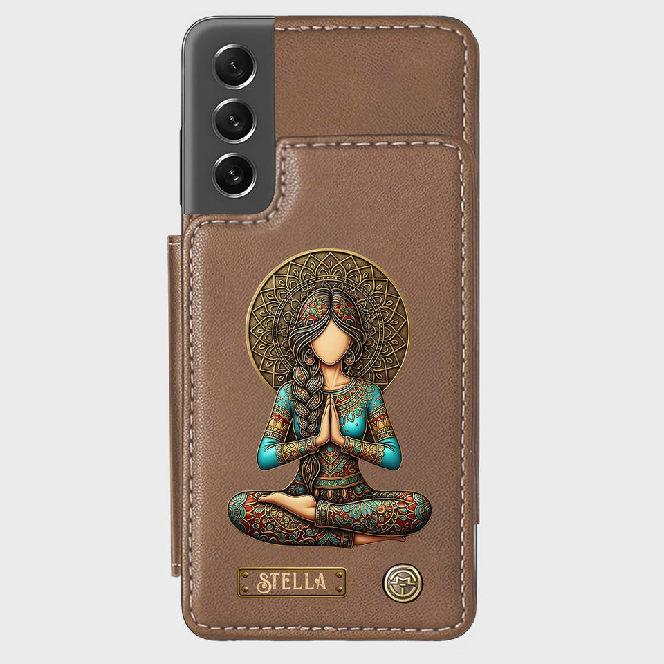 Lose Your Mind Find Your Soul - Personalized Yoga Wallet Phone Case