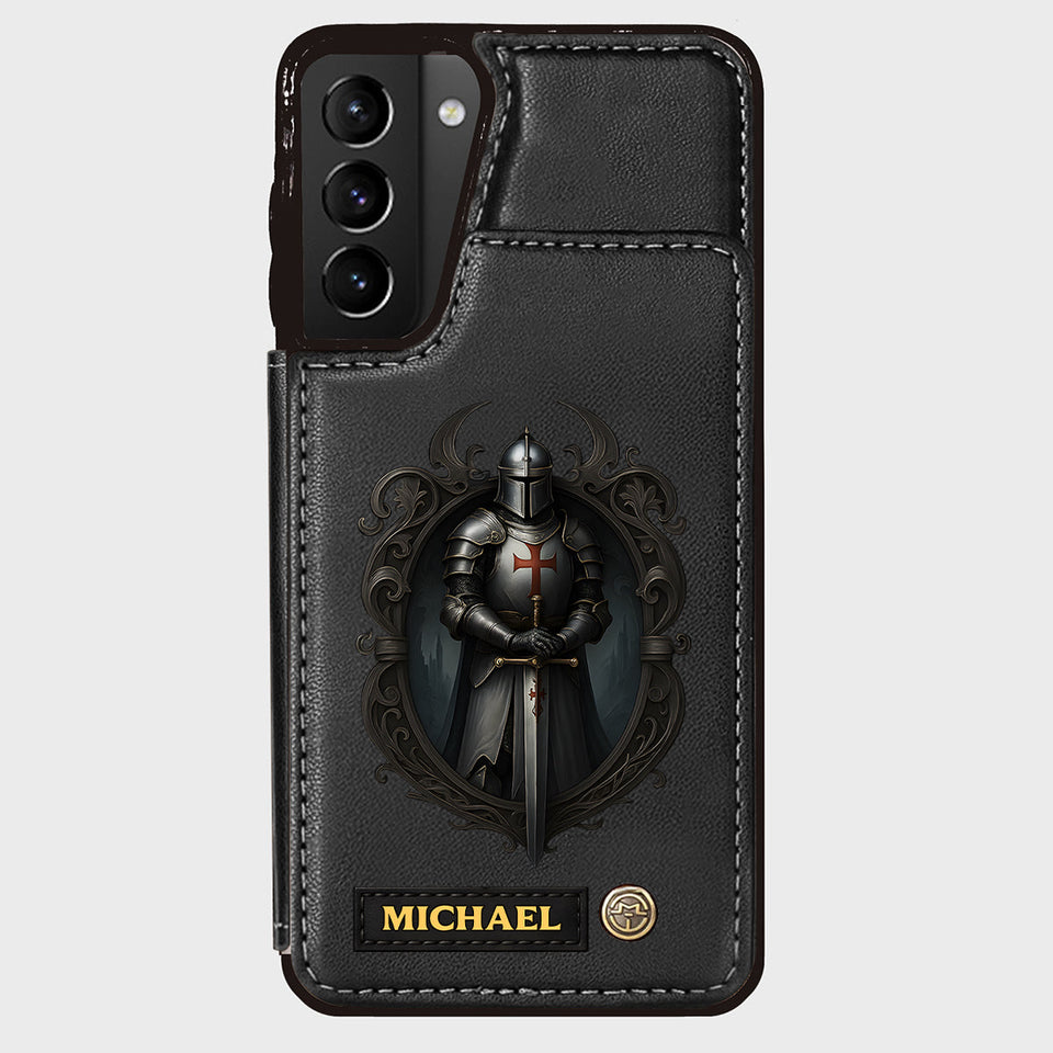 Knight Of God - Personalized Christian Wallet Phone Case