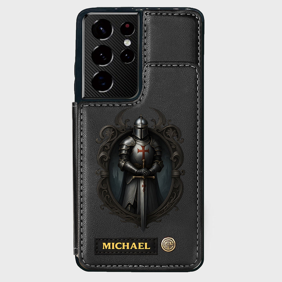 Knight Of God - Personalized Christian Wallet Phone Case