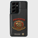 Proud Firefighter - Personalized Firefighter Wallet Phone Case