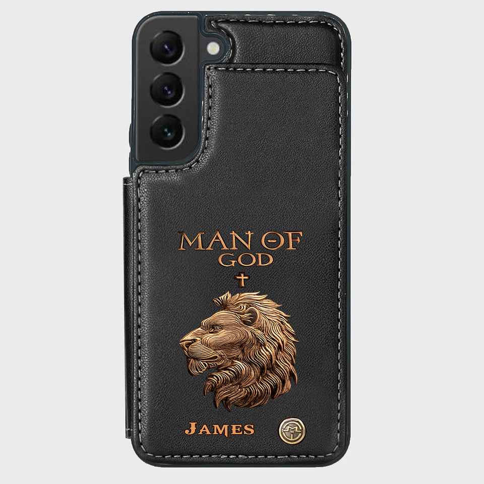 Man Of God - Personalized Christian Wallet Phone Case