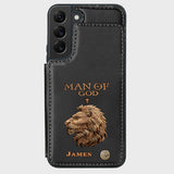Man Of God - Personalized Christian Wallet Phone Case