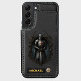 Knight Of God - Personalized Christian Wallet Phone Case