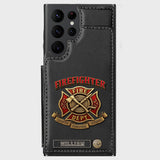 Proud Firefighter - Personalized Firefighter Wallet Phone Case