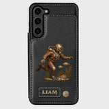 Scuba Diving Lovers Gift - Personalized Scuba Diving Wallet Phone Case