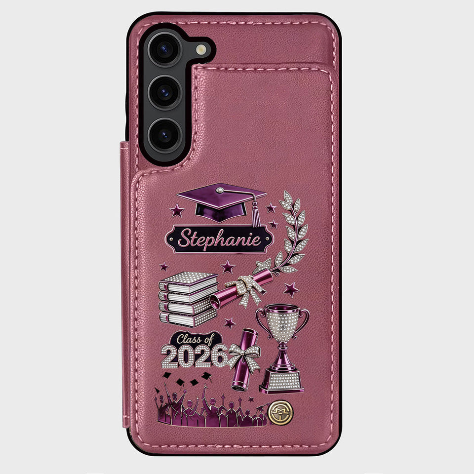 Graduation Gift - Personalized Graduation Wallet Phone Case