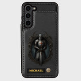 Knight Of God - Personalized Christian Wallet Phone Case