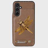 Love Garden, Beautiful Dragonfly, Butterfly, Bee, Hummingbird,... - Personalized Gardening Wallet Phone Case