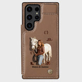 Horse Girl - Personalized Horse Wallet Phone Case