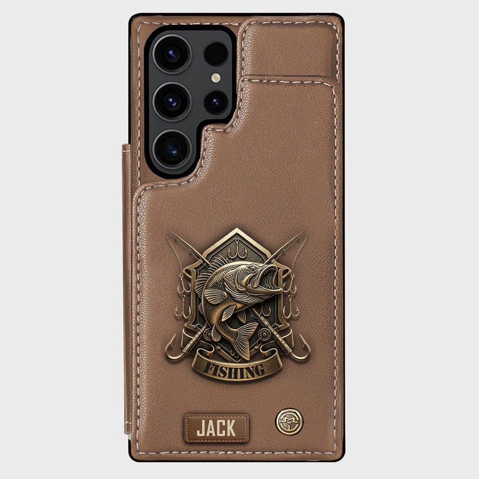 Fishing For Life - Personalized Fishing Wallet Phone Case