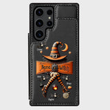 Halloween Gift For Grandma, Mama Witch - Personalized Mother Wallet Phone Case