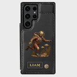 Scuba Diving Lovers Gift - Personalized Scuba Diving Wallet Phone Case