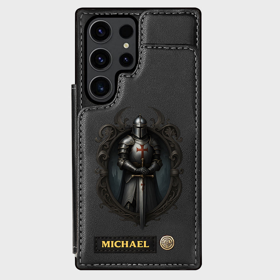 Knight Of God - Personalized Christian Wallet Phone Case