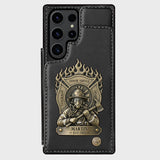 Proud Firefighter - Personalized Firefighter Wallet Phone Case