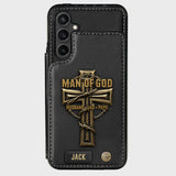 Man Of God - Personalized Christian Wallet Phone Case