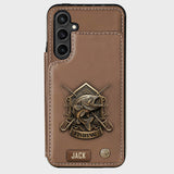 Fishing For Life - Personalized Fishing Wallet Phone Case