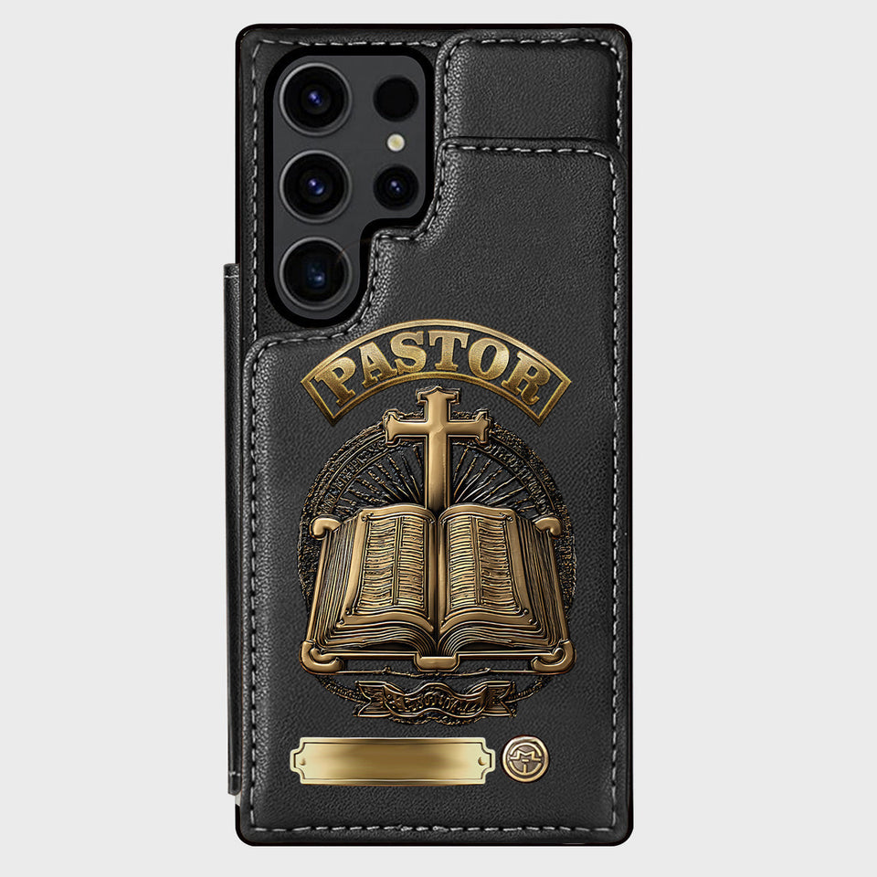 Gift For Pastor - Personalized Pastor Wallet Phone Case