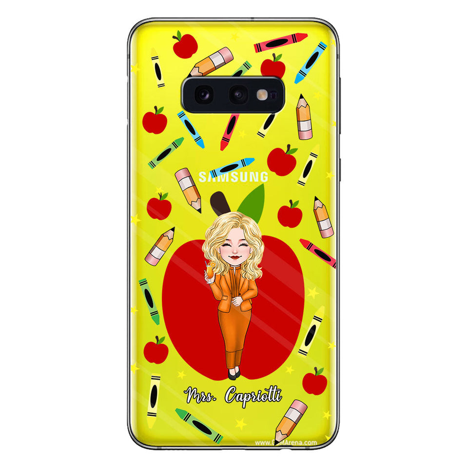 Thank You Teacher - Personalized Teacher Clear Phone Case