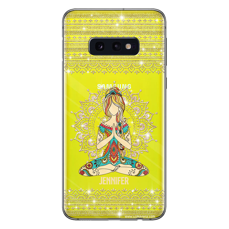 Let That S Go - Personalized Yoga Clear Phone Case