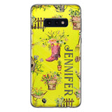 Lovely Gardening Items - Personalized Gardening Clear Phone Case