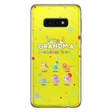 This Grandma Belongs To - Gift for grandma, aunt, uncle, grandpa, mom, dad - Personalized Clear Phone Case