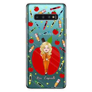 Thank You Teacher - Personalized Teacher Clear Phone Case