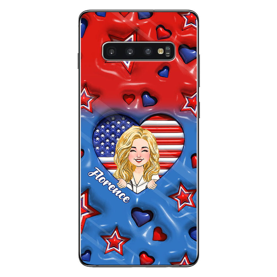 Personalized Nurse Gifts American Nurse Proud - Personalized Nurse Phone Case